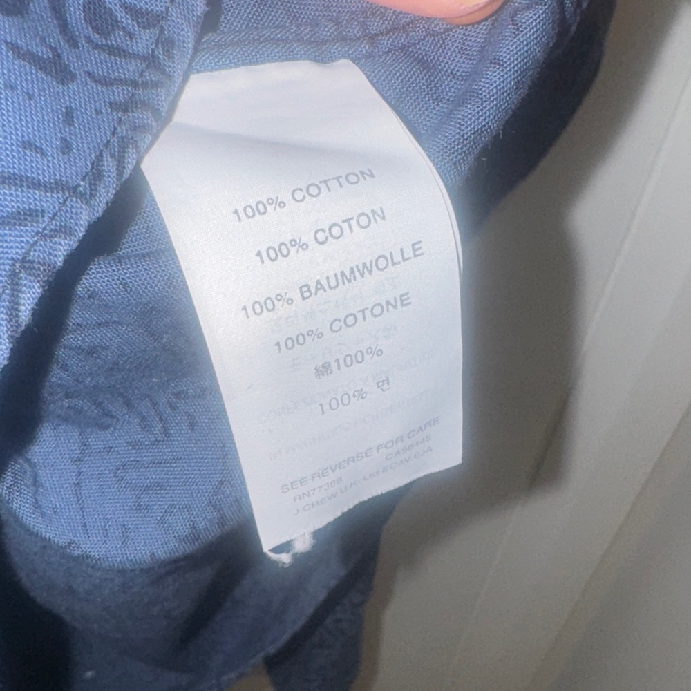 J. Crew Patterned Button Down-XL - Picture 7 of 8